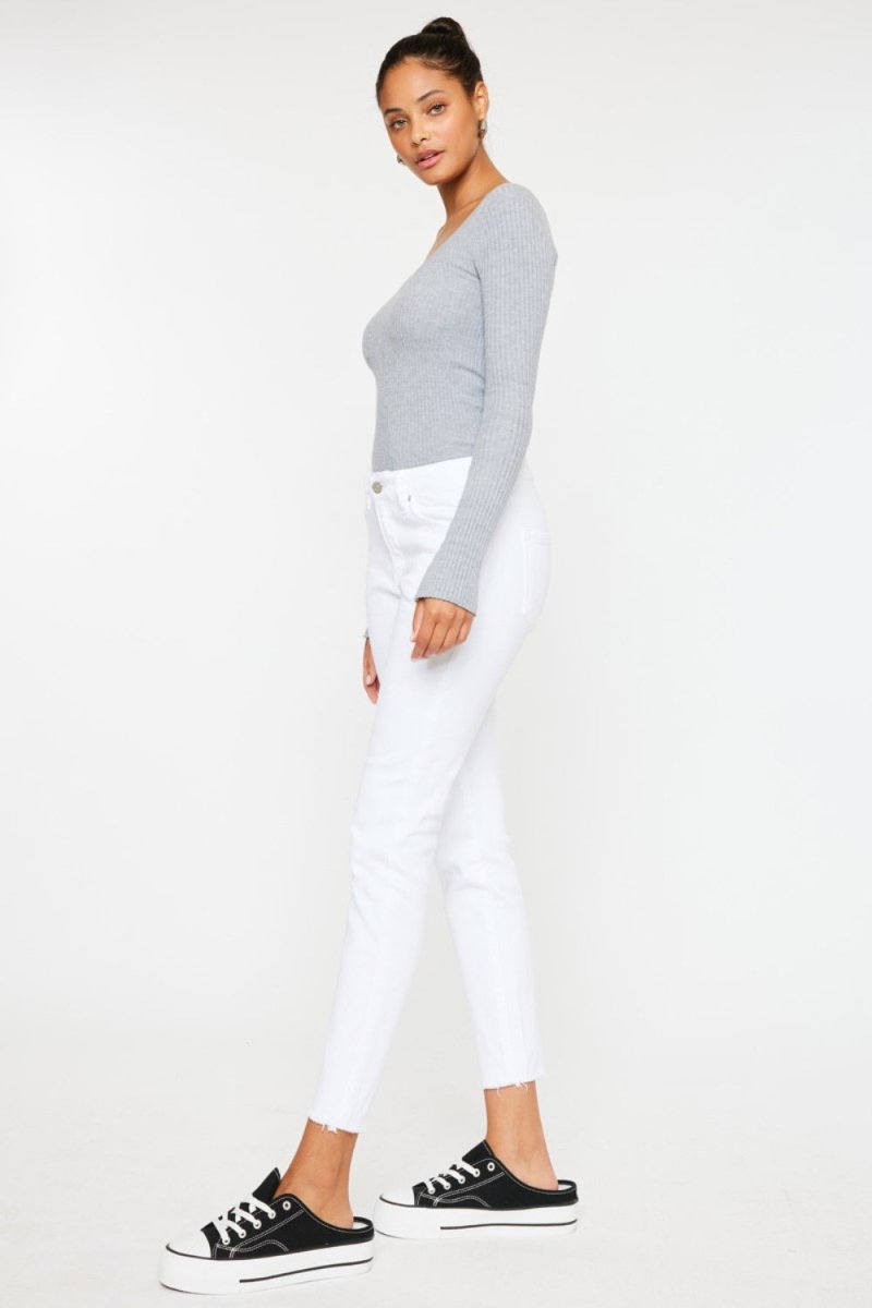 Kancan Mid Rise Ankle Skinny Jeans - Bottoms Sale